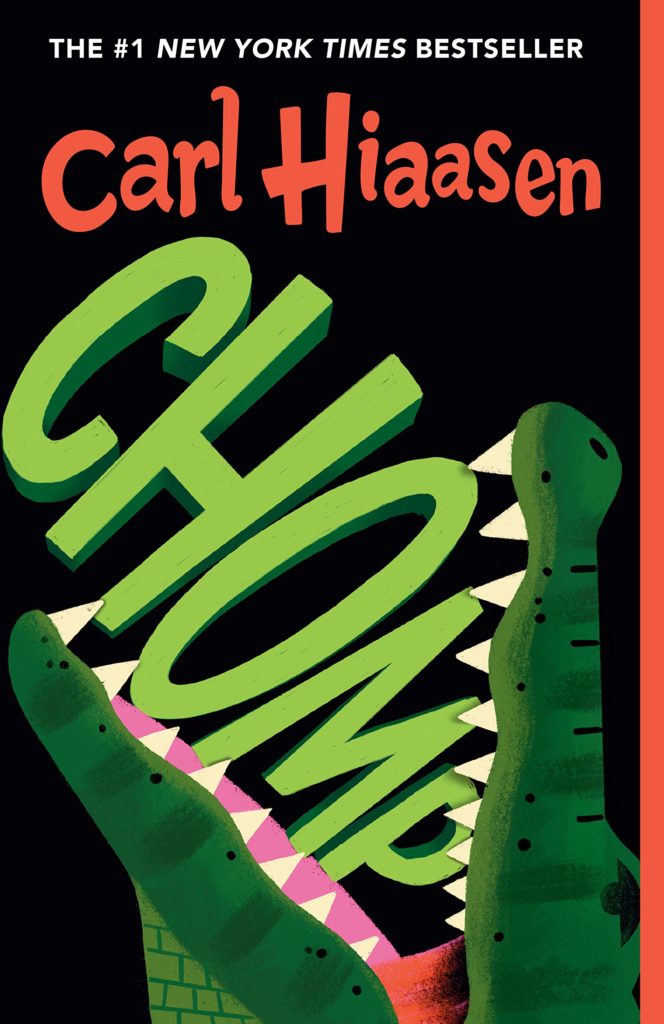 Chomp by Carl Hiaasen is middle grade book about animals and science