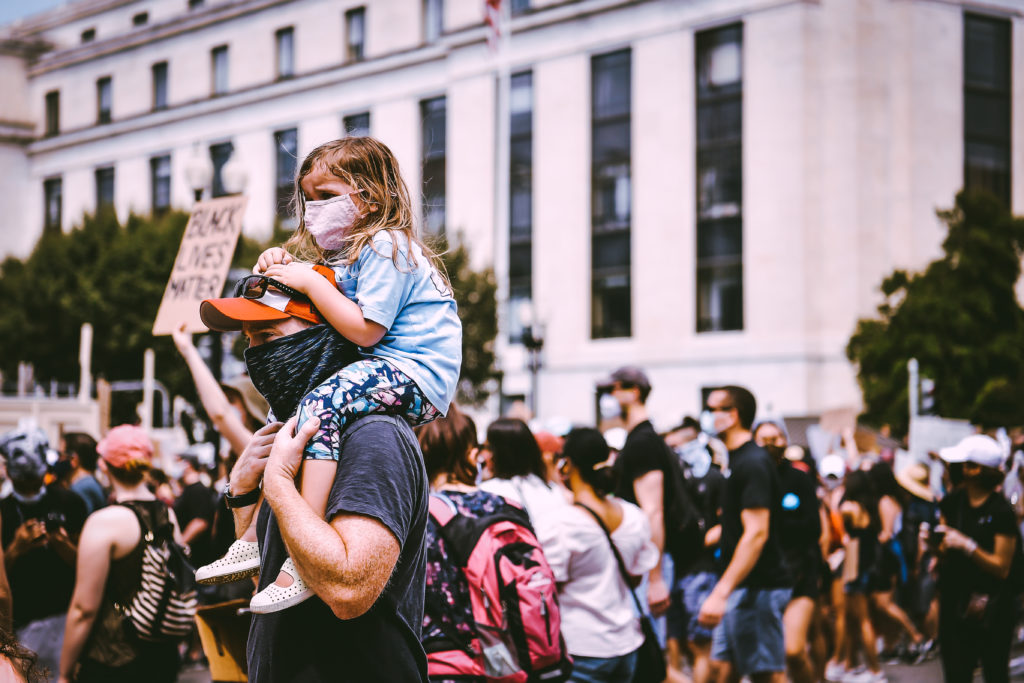 Are you taking your kids to protests? 